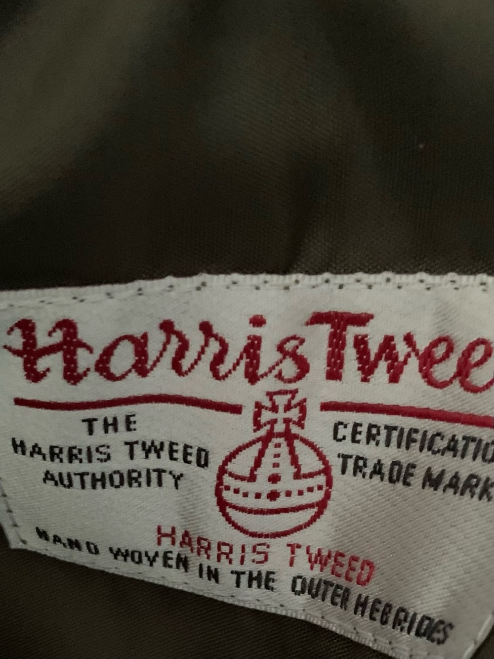 Harris Tweed Wool Wrap Skirt - Brown skirt UK 16 US 12 - Picture 8 of 9